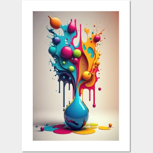 Liquid art Posters and Art